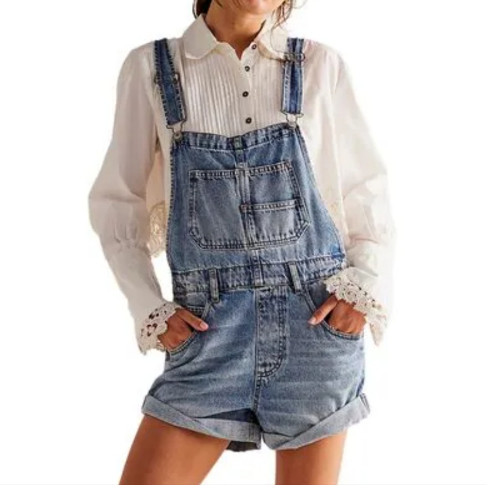 Free People Ziggy Shortalls